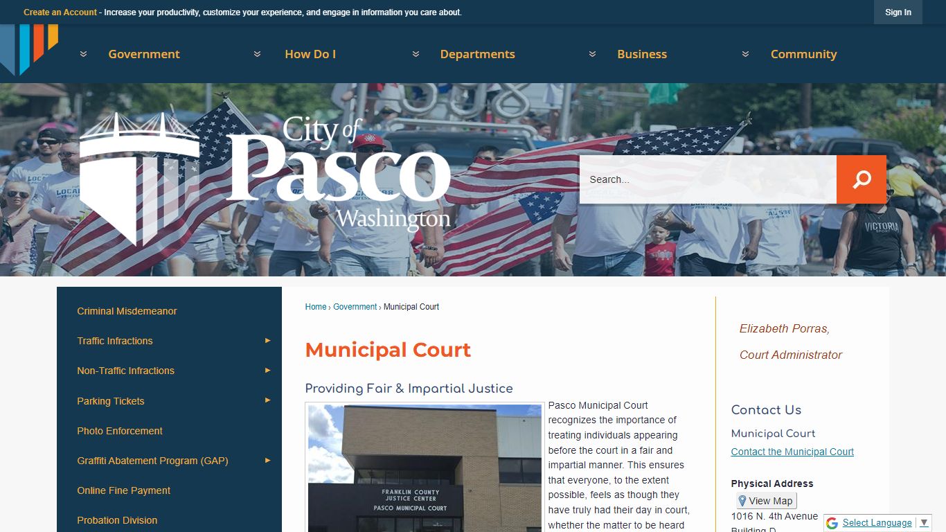 Municipal Court | Pasco, WA - Official Website